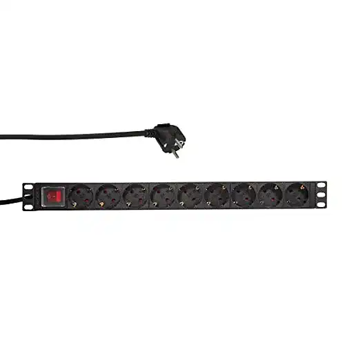 19-Zoll-Steckdosenleiste LogiLink Professional PDU9C02 Hochwertig