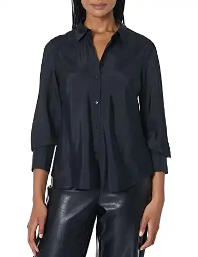 Seidenbluse Rebecca Taylor Damen Bluse, schwarz, 36