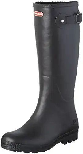 Gummistiefel Damen Viking Damen Foxy Winter Gummistiefel, Schwarz