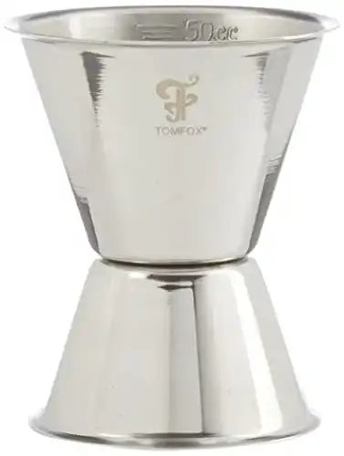 Jigger Cocktail Messbecher mit Innenskalierung 30/50ml.