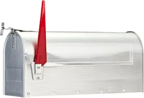 Amerikanischer Briefkasten Burg Wächter, schwenkbare Fahne