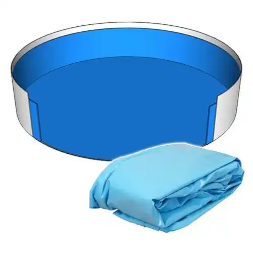 Poolfolie SAXONICA Innenhülle Rund Pool 360 x 110 cm – 0,4 mm