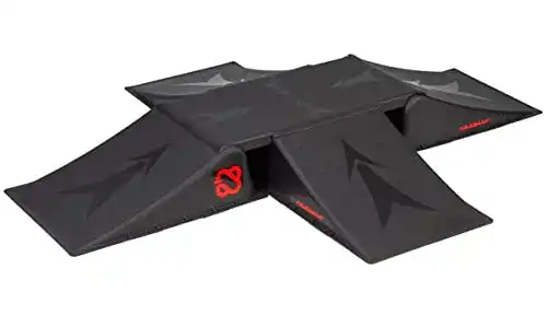 Skater-Rampe Nijdam Ramp Set 4+1, 2-Way Crossing, Black