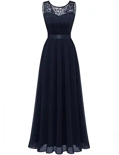 Ballkleid BeryLove Damen Abendkleid Elegant Cocktailkleid Lang