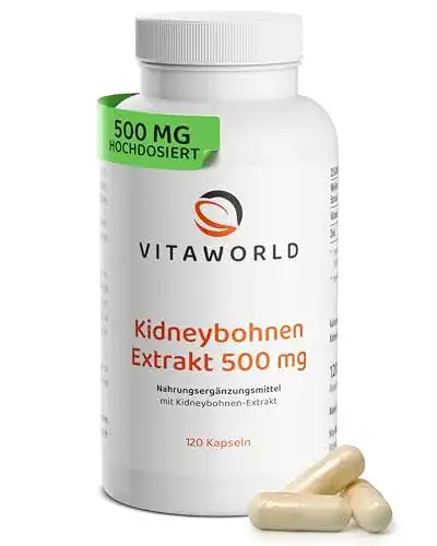 Kohlenhydratblocker Vita World Kidney Bohnen Extrakt 500mg