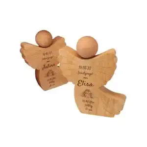 Engel aus Holz Generisch Schutzengel Engel zur Geburt o. Taufe