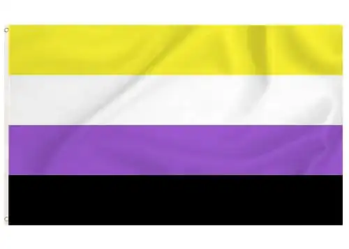 Non-Binary-Flagge Storm&Lighthouse Flaggen LGBTQ+, 152 x 91
