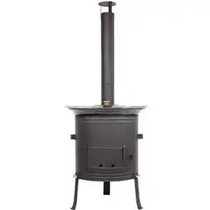 Gulaschkanone GRILLPLANET Gulaschkessel 42 cm mit 22 Liter, Set