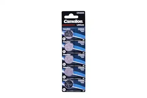 CR2025 Camelion 13005025 Lithium Knopfzellen-Batterie, 5er Set