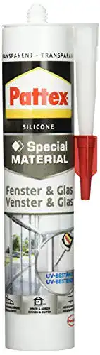 Silikon transparent Pattex, Fenster und Glas, PFGFT