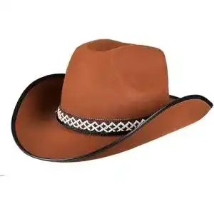Cowboyhut Boland 54370 Kinderhut Cowboy Junior, braun, Borte