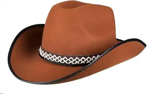 Cowboyhut Boland 54370 Kinderhut Cowboy Junior, braun, Borte
