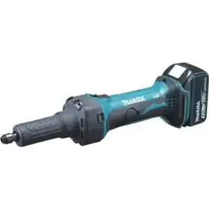 Geradschleifer Makita Akku- 18 V / 5,0 Ah, 2 Akkus und Ladegerät