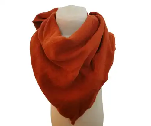 Dreieckstuch Almstuebchen Handmade XXL Musselintuch