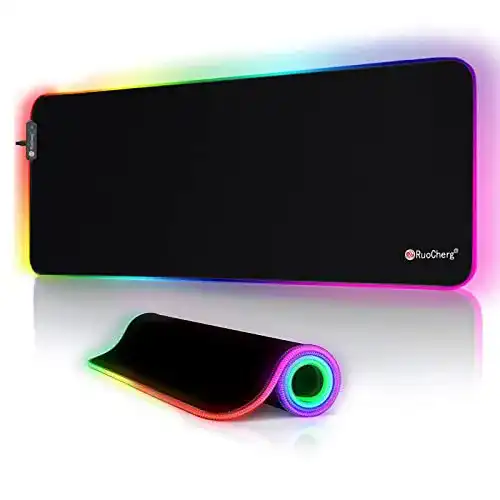 Gaming-Mauspad XXL RuoCherg RGB, 800 x 300mm