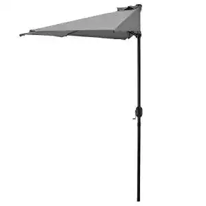 Halber Sonnenschirm casa.pro Halbschirm Ø300cm Kurbelschirm