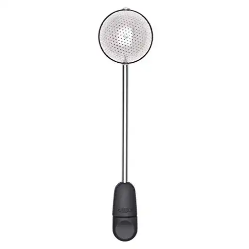 Tee-Ei OXO Good Grips mit Drehfunktion für losen Tee, Edelstahl