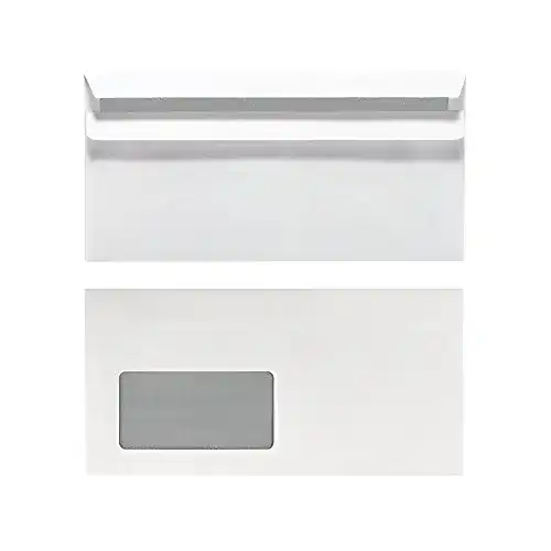 Briefumschlag Herlitz 11285541 Lang, selbstklebend mit Fenster