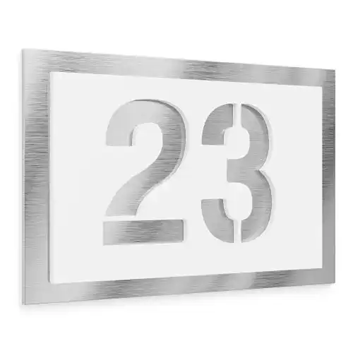 Die beste Hausnummer Graviers Design aus V2A Edelstahl 160x110mm 2026 Test Bestseller Hausnummer Graviers Design aus V2A Edelstahl 160x110mm