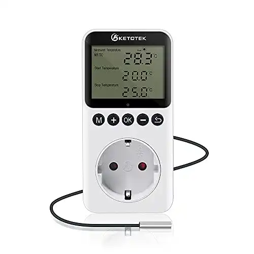 Thermostat Steckdose KETOTEK Digital Timer Tag Nacht
