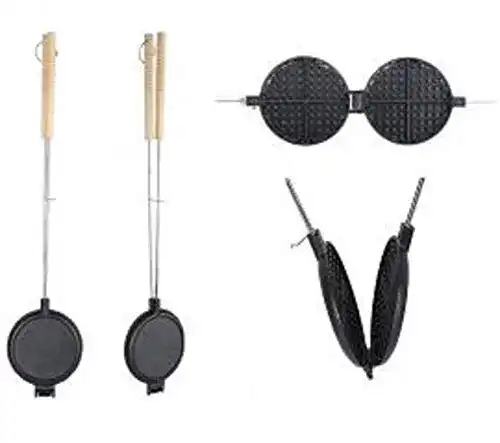 Waffeleisen (Gusseisen) Esschert Design Waffeleisen Outdoor