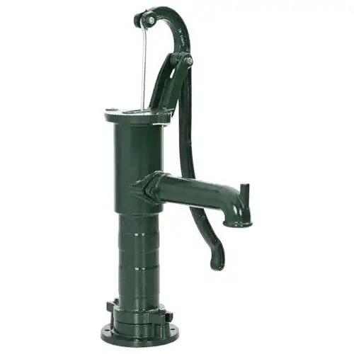 Schwengelpumpe vidaXL Gusseisen Grün Handpumpe