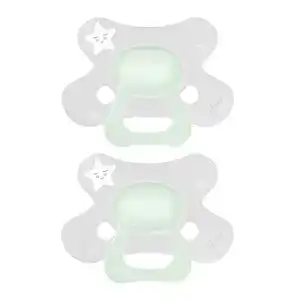 Kirschform-Schnuller Difrax Leuchtender Schnuller 12+ Monate