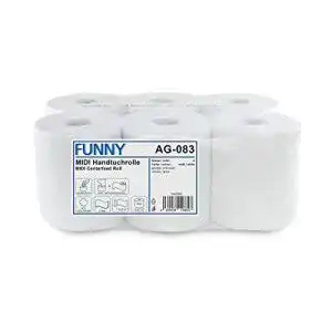 Handtuchrolle FUNNY, 450 Blatt, 1er Pack (1 x 6 Stück)
