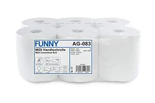 Die beste Handtuchrolle FUNNY, 450 Blatt, 1er Pack (1 x 6 Stück) 2026 Test Bestseller Handtuchrolle FUNNY, 450 Blatt, 1er Pack (1 x 6 Stück)