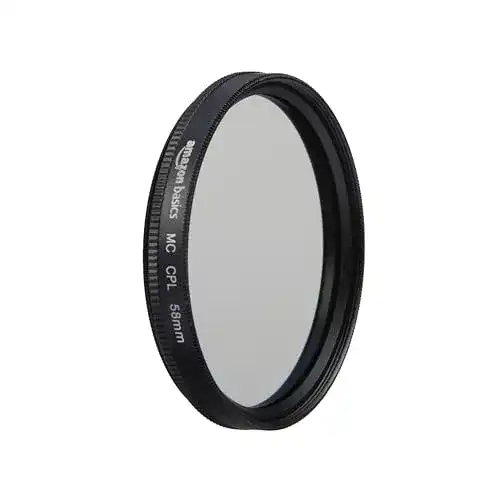 Die beste Polfilter Amazon Basics Zirkularer Polarisationsfilter, 58mm 2026 Test Bestseller Polfilter Amazon Basics Zirkularer Polarisationsfilter, 58mm