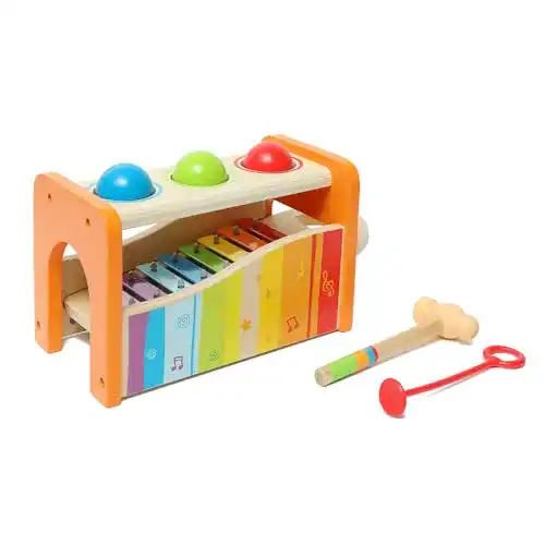 Die beste Lernspielzeug ab 1 Jahr Hape E0305 - Xylophon und Hammerspiel 2026 Test Bestseller Lernspielzeug ab 1 Jahr Hape E0305 – Xylophon und Hammerspiel