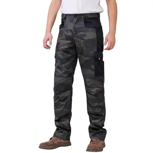 Arbeitshose WORK IDEA Herren- – Camouflage-Hose Herren-Cargohose