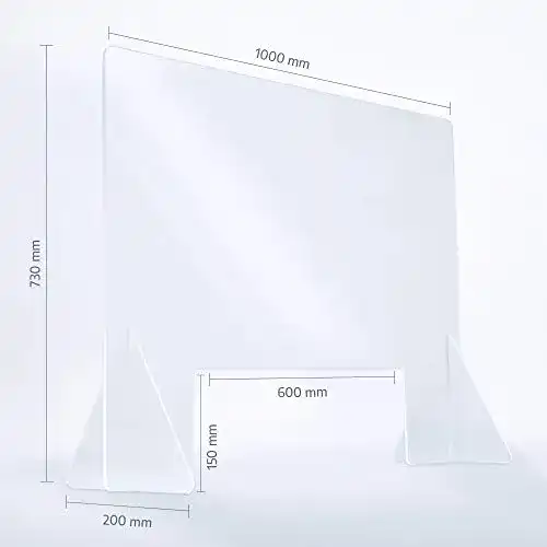 Die beste Spuckschutz mit großer Durchreiche reflecto 100cm o. 73cm breit 2026 Test Bestseller Spuckschutz mit großer Durchreiche reflecto 100cm o. 73cm breit
