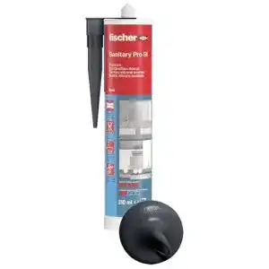 Sanitärsilikon Fischer 512211 DSSA AN, Silikon, 310 ml, anthrazit