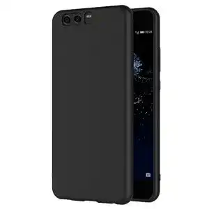 Huawei-P10-Hülle AICEK Huawei P10 Hülle, Schwarz Silikon