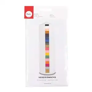 Wachsplatten Rayher 3102600 Verzierwachs, Set 18 Farben sortiert