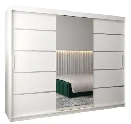 Schwebetürenschrank Kryspol Verona 2-250cm mit Spiegel