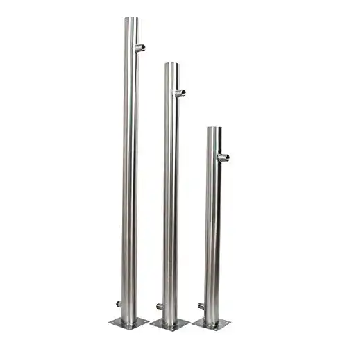 Wasserzapfsäule Köhko 850 mm aus Edelstahl V2A Wassersäule