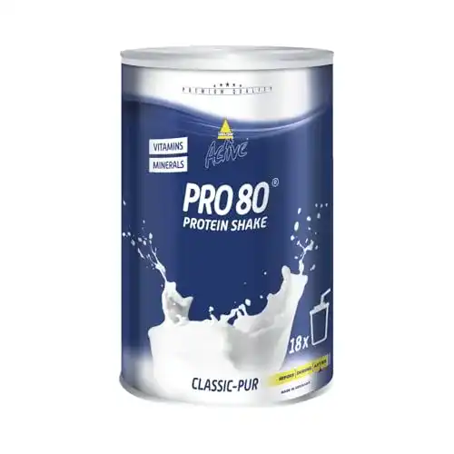 Pro-80-Protein-Shake inkospor Active, Classic Pur, 450g Dose