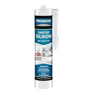Sanitärsilikon Pronova Sanitär Silikon, schimmelresistent, 300 ml