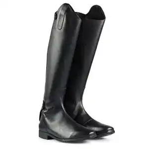 Lederreitstiefel HORZE Elisa Hoher Echtleder Reitstiefel, Weit