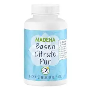 Basentabletten MADENA BasenCitrate Pur, 180 Kapseln