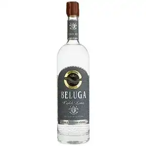 Beluga-Vodka Beluga Gold Line Noble Russian Vodka in Lederoptik