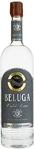 Beluga-Vodka Beluga Gold Line Noble Russian Vodka in Lederoptik