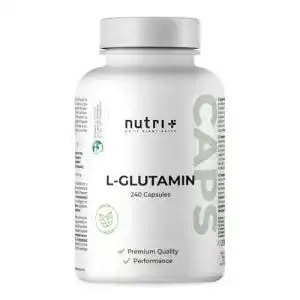 Glutamin-Kapseln Nutri + L-Glutamin Kapseln vegan, hochdosiert