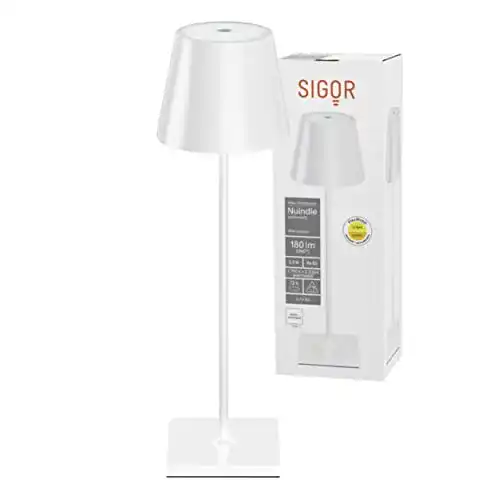 LED-Tischleuchte SIGOR Nuindie, Dimmbar, Indoor & Outdoor