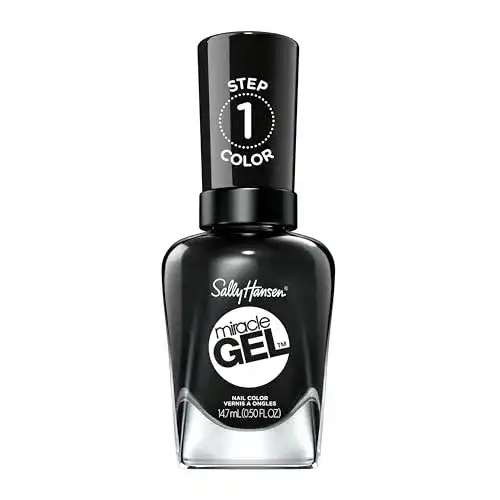 Schwarzer Nagellack Sally Hansen Miracle Gel Nagellack, 14,7 ml