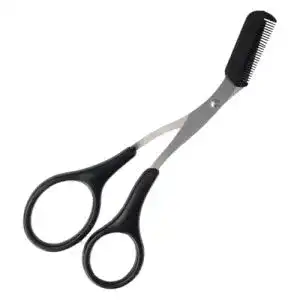 Augenbrauenschere PARSA BEAUTY Trimmer Schere mit Kamm