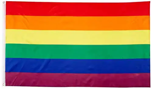 LGBTQ-Flagge Flaggenking 17089 Regenbogen Gay, wetterfest