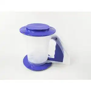 Mehlsieb Tupperware Backen Rucki-Zucki blau/lila Backhelfer 6987